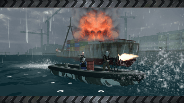 VR Commando battleship clash